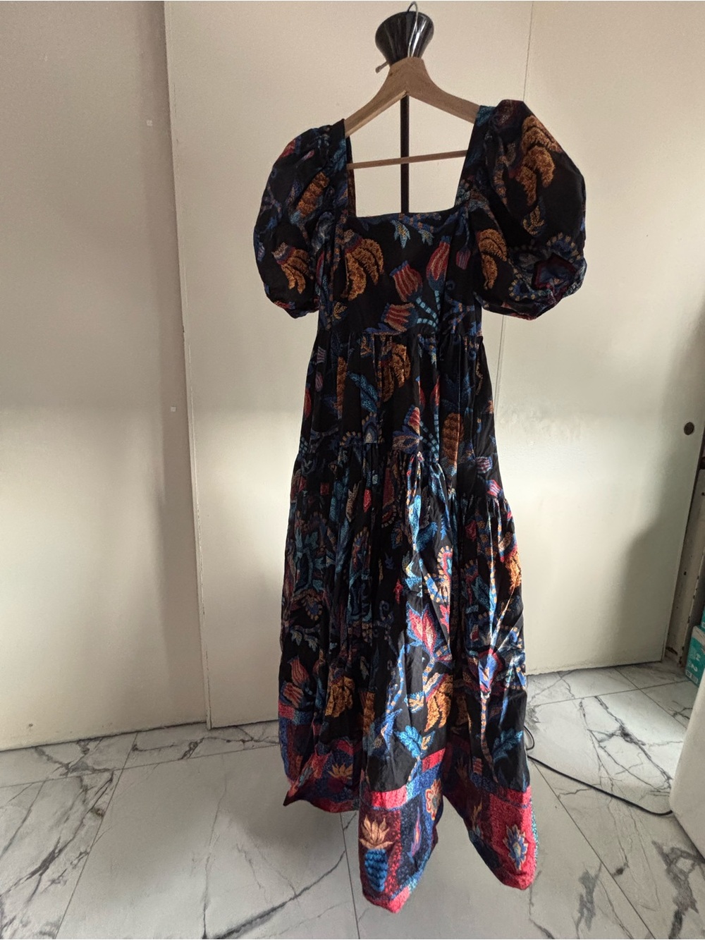 Farm Rio x Anthropologie Puff Sleeve Maxi Dress - Picture 3 of 6
